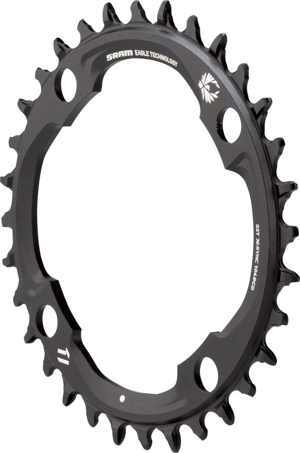 SRAM 30t 94 BCD x 4-Bolt 11/12-Speed X-Sync2 Eagle Chainring Black Chainrings SRAM   