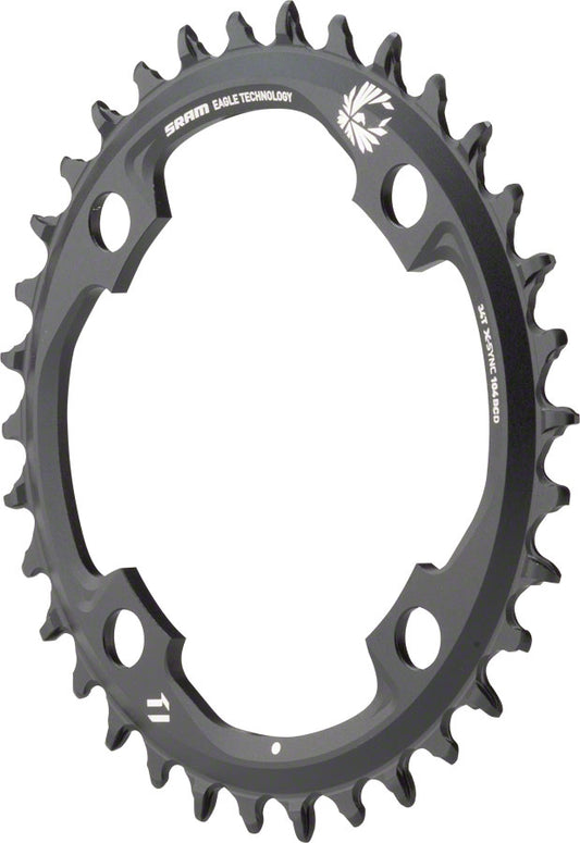 SRAM X-Sync 2 Eagle Chainring - 34 Tooth 104mm BCD 12-Speed Black Chainrings SRAM   
