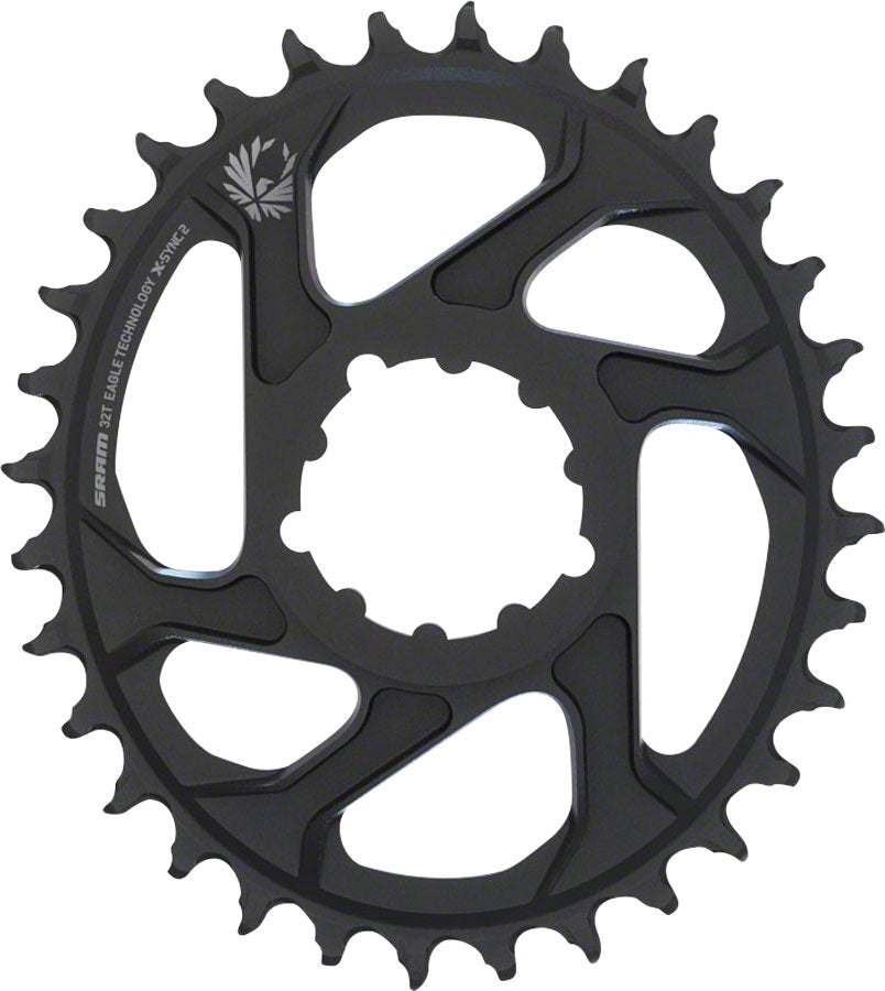 SRAM X-Sync 2 Eagle Direct Mount Oval Chainring - 32 Tooth 3mm Boost Offset 12-Speed BLK Chainrings SRAM   