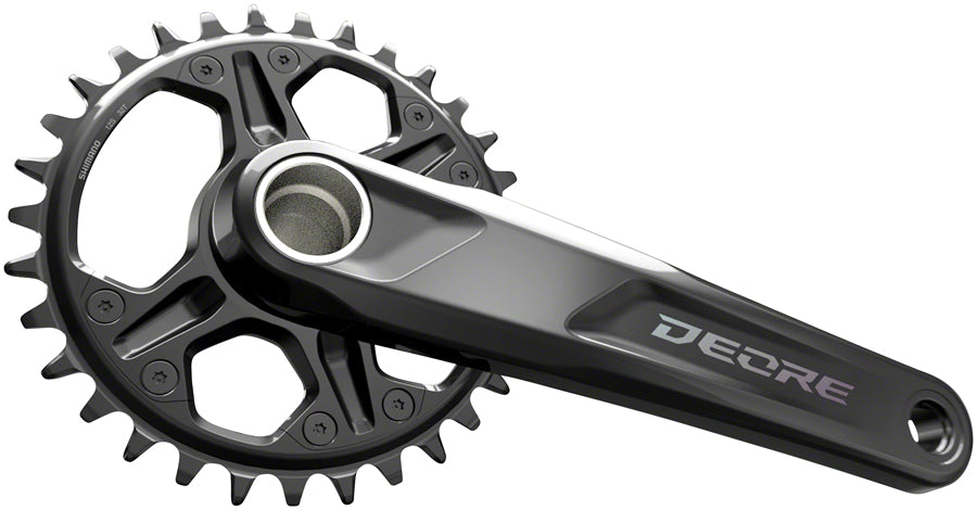 Shimano Deore FC-M6120-1 Crankset - 175mm 12-Speed 32t Black Cranksets and Arms Shimano   