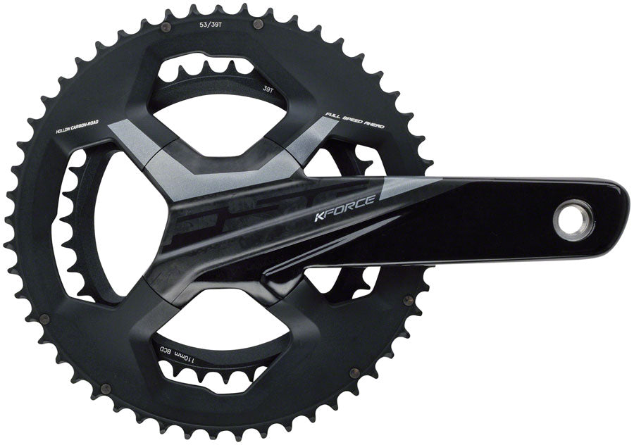 Full Speed Ahead K-Force WE Crankset - 172.5mm 11/12-Speed 50/34t 110BCD 386 EVO Spindle Interface BLK Cranksets and Arms FSA   