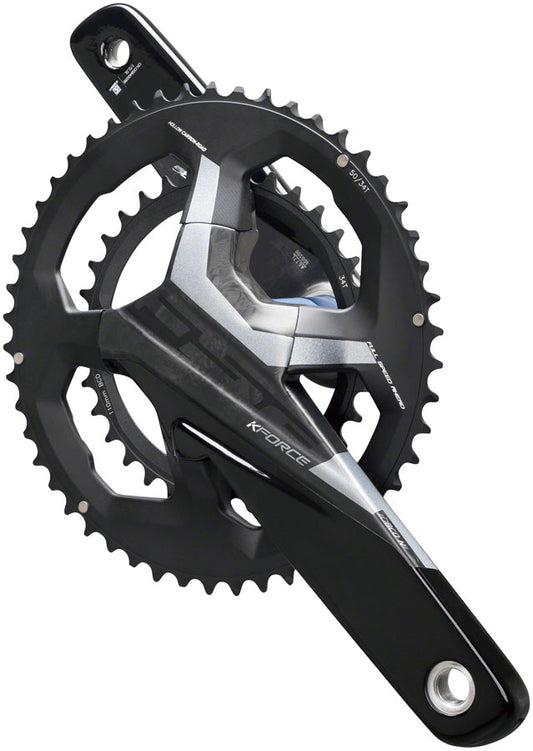 Full Speed Ahead K-Force WE Crankset - 170mm 11/12-Speed 50/34t 110 BCD 386 EVO Spindle Interface BLK Cranksets and Arms FSA   