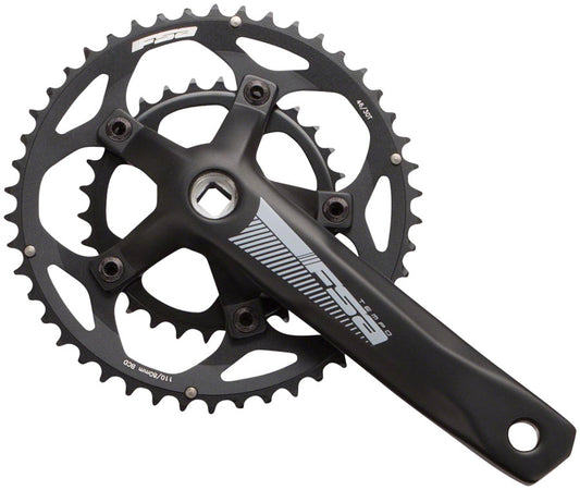 Full Speed Ahead Tempo Adventure Crankset - 170mm 10/11-Speed 46/30t 110/80 BCD Square Taper JIS Spindle Interface BLK Cranksets and Arms FSA   