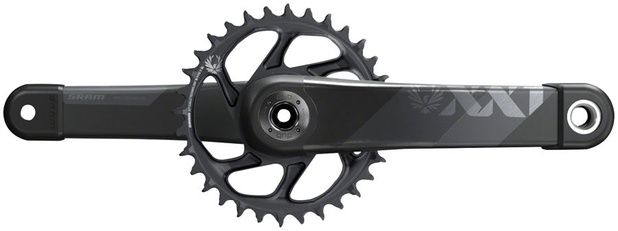 SRAM XX1 Eagle AXS Boost Crankset - 175mm 12-Speed 34t Direct Mount DUB Spindle Interface Gray Cranksets and Arms SRAM   