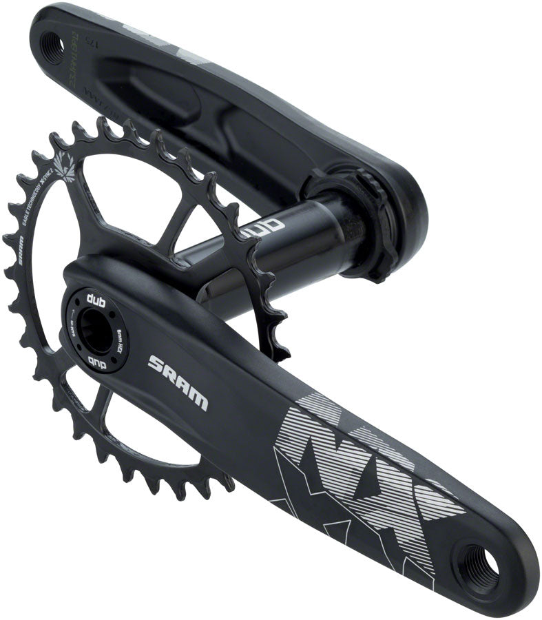 SRAM NX Eagle Fat Bike Crankset - 170mm 12-Speed 30t Direct Mount DUB Spindle Interface BLK Cranksets and Arms SRAM   