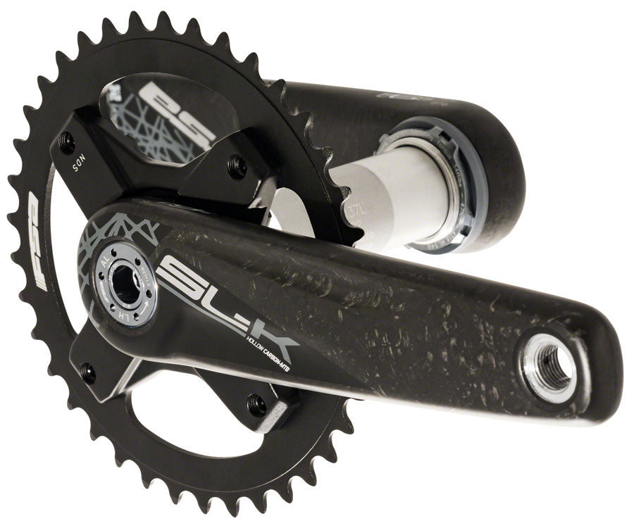 Full Speed Ahead SL-K Light BB392 Tandem Front Crankset - 175mm 38t 104 BCD BLK Cranksets and Arms FSA   