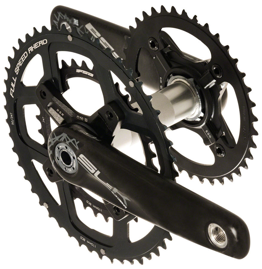 Full Speed Ahead SL-K Light BB392 Tandem Rear Crankset - 170mm 50/34t Direct Mount BLK Cranksets and Arms FSA   