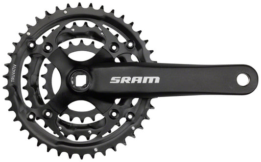 SRAM S-600 Crankset - 175mm 8-Speed 42/32/22t 104/64 BCD Square Taper JIS Spindle Interface BLK Cranksets and Arms SRAM   