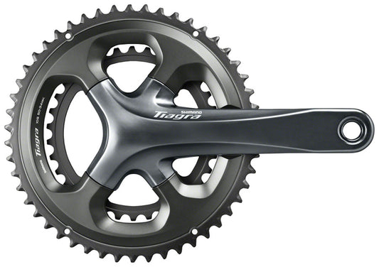 Shimano Tiagra FC-4700 Crankset - 170mm 10-Speed 50/34t 110 Asymmetric BCD Hollowtech II Spindle Interface Gray Cranksets and Arms Shimano   