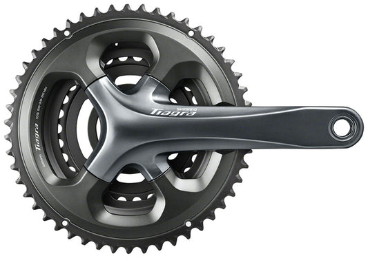 Shimano Tiagra FC-4703 Crankset - 172.5mm 10-Speed 50/39/30t 110/74 Asymmetric BCD Hollowtech II Spindle Interface Gray Cranksets and Arms Shimano   