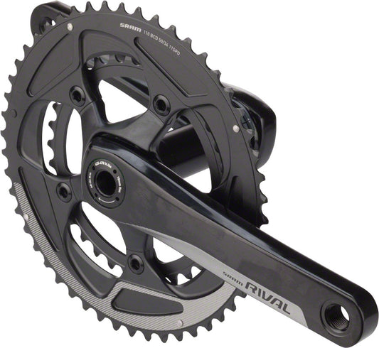 SRAM Rival 22 Crankset - 175mm 11-Speed 50/34t 110 BCD BB30/PF30 Spindle Interface BLK Cranksets and Arms SRAM   