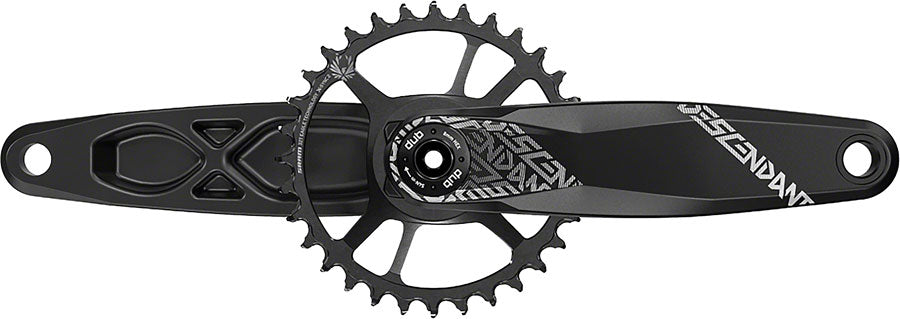 TruVativ Descendant 6K Aluminum Eagle Boost Crankset - 170mm 12-Speed 32t Direct Mount DUB Spindle Interface BLK Cranksets and Arms TruVativ   