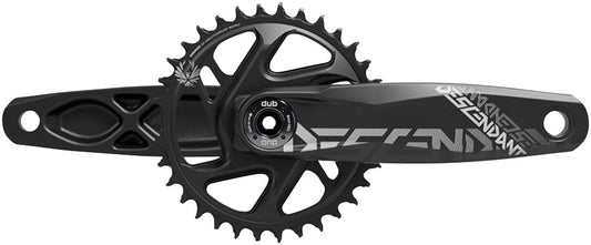 TruVativ Descendant All Downhill Crankset - 165mm 10/11-Speed 34t Direct Mount DUB Spindle Interface BLK B1 Cranksets and Arms TruVativ   