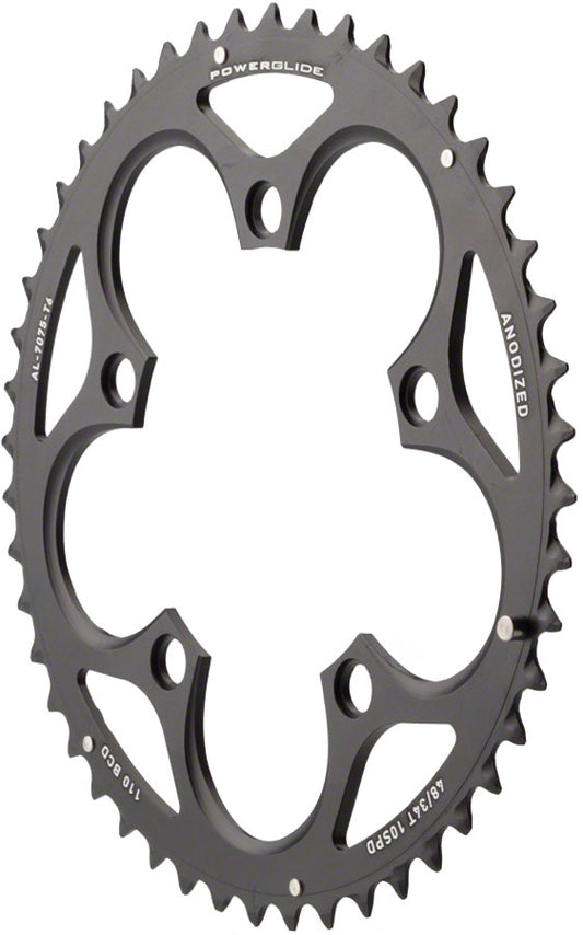 SRAM Force/Rival/Apex 48T 10-Speed 110mm BLK Chainring GXP Crank Long Over-shift Pin Use 34T Chainrings SRAM   