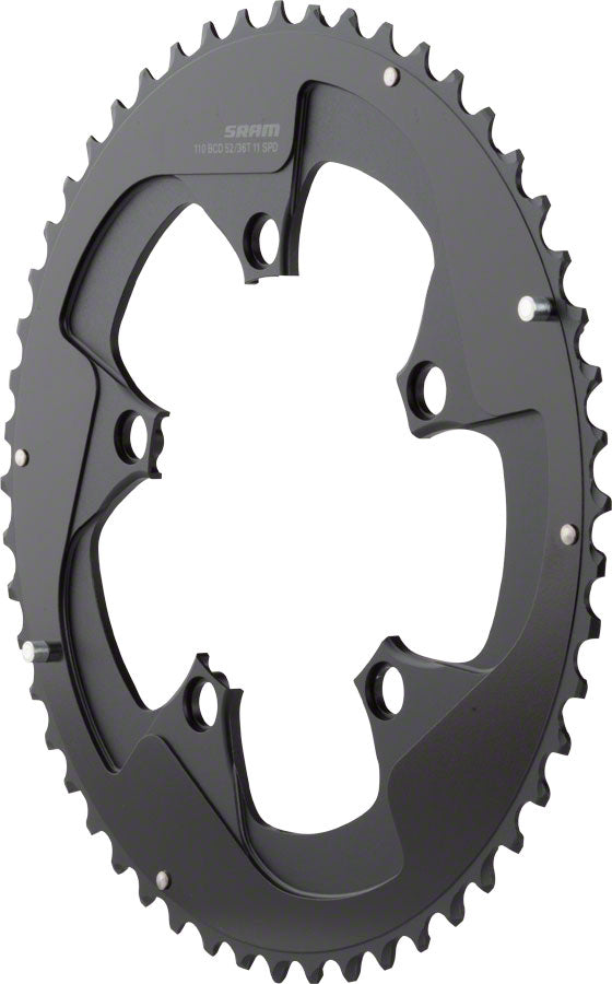 SRAM Red 22 52T x 110mm BCD YAW Chainring with Two Pin Positions B2 Chainrings SRAM   