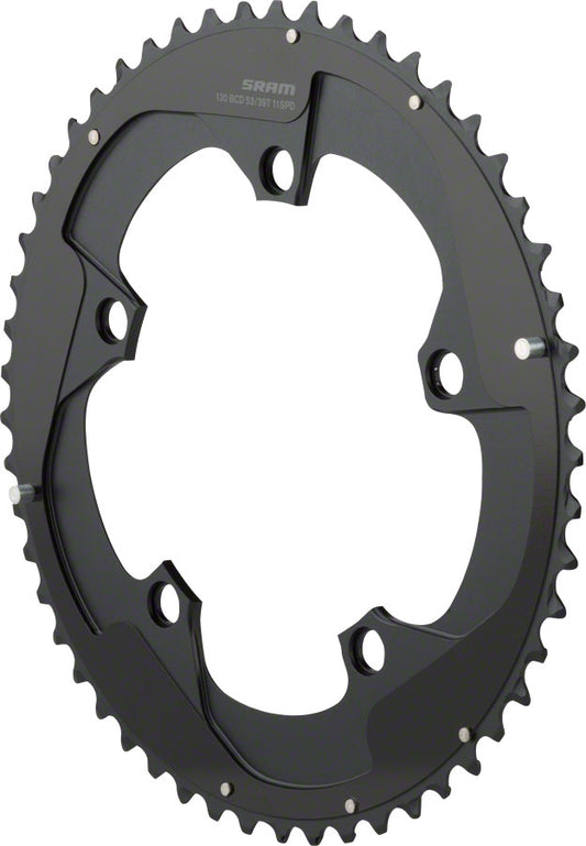 SRAM Red 22 53T x 130mm BCD YAW Chainring with Two Pin Positions B2 Chainrings SRAM   