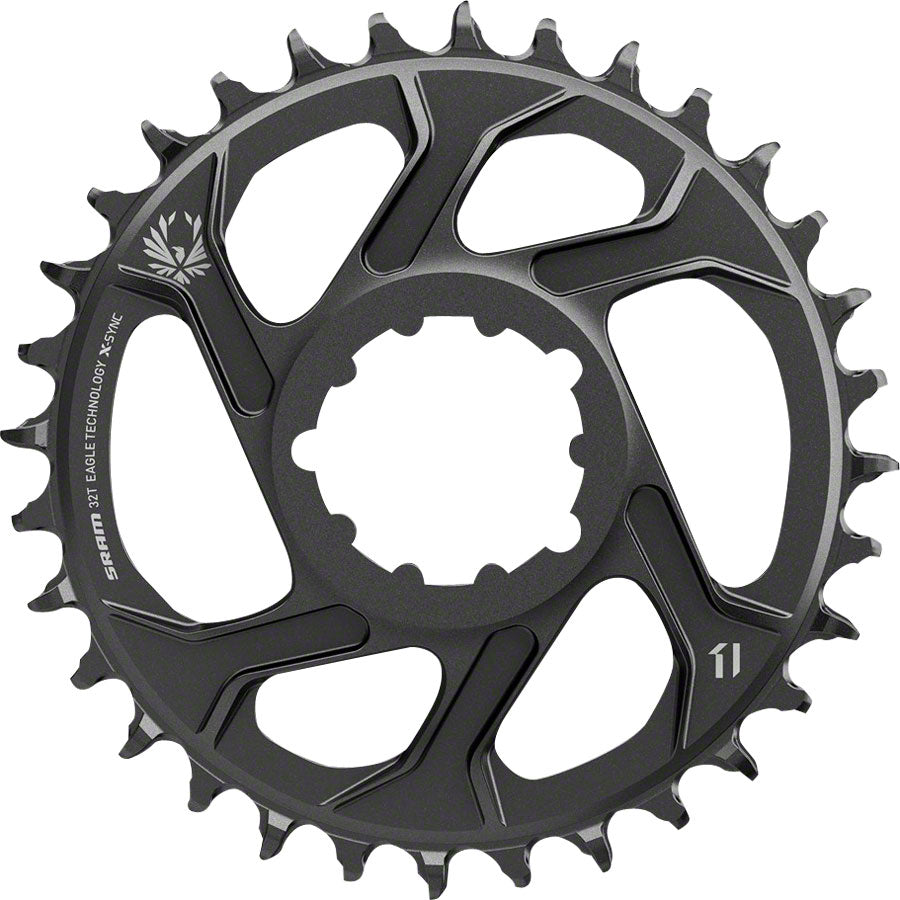 SRAM X-Sync 2 Eagle Direct Mount Chainring - 32 Tooth 3mm Boost Offset 12-Speed BLK Chainrings SRAM   