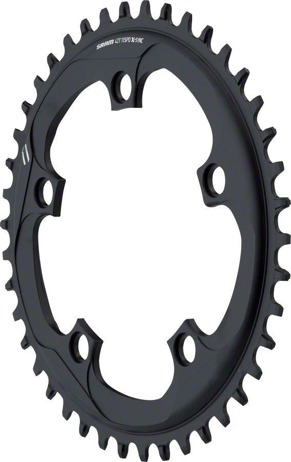 SRAM X-Sync Chainring 42T 110mm BCD Black BB30 or GXP BB30 or GXP Chainrings SRAM   