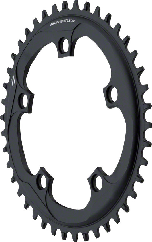 SRAM X-Sync Chainring 42T 110mm BCD Black BB30 or GXP BB30 or GXP Chainrings SRAM   