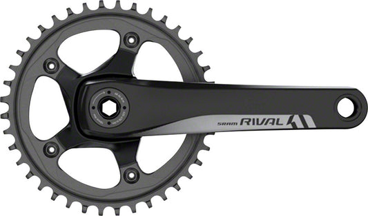 SRAM Rival 1 Crankset - 175mm 10/11-Speed 42t 110 BCD GXP Spindle Interface BLK Cranksets and Arms SRAM   