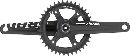 SRAM Apex 1 Crankset - 165mm 10/11-Speed 42t 110 Asymmetric BCD GXP Spindle Interface BLK Cranksets and Arms SRAM   