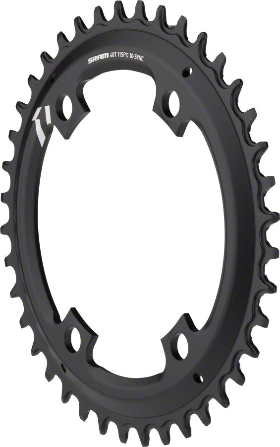 SRAM X-Sync Chainring 40T 110mm Asymmetric BCD Black Chainrings SRAM   