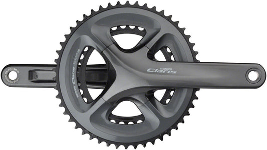 Shimano Claris FC-R2000 Crankset - 170mm 8-Speed 50/34t 110 BCD Hollowtech II Spindle Interface BLK Cranksets and Arms Shimano   