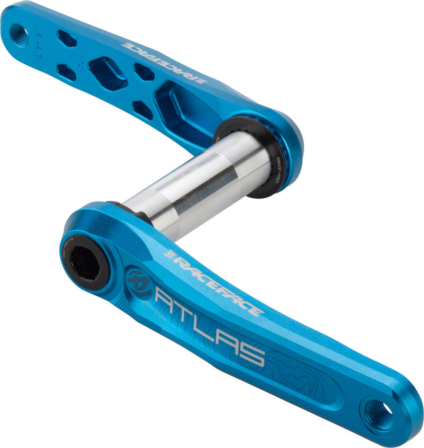 RaceFace Atlas Crankset - 175mm Direct Mount RaceFace CINCH Spindle Interface Blue Cranksets and Arms Race Face   