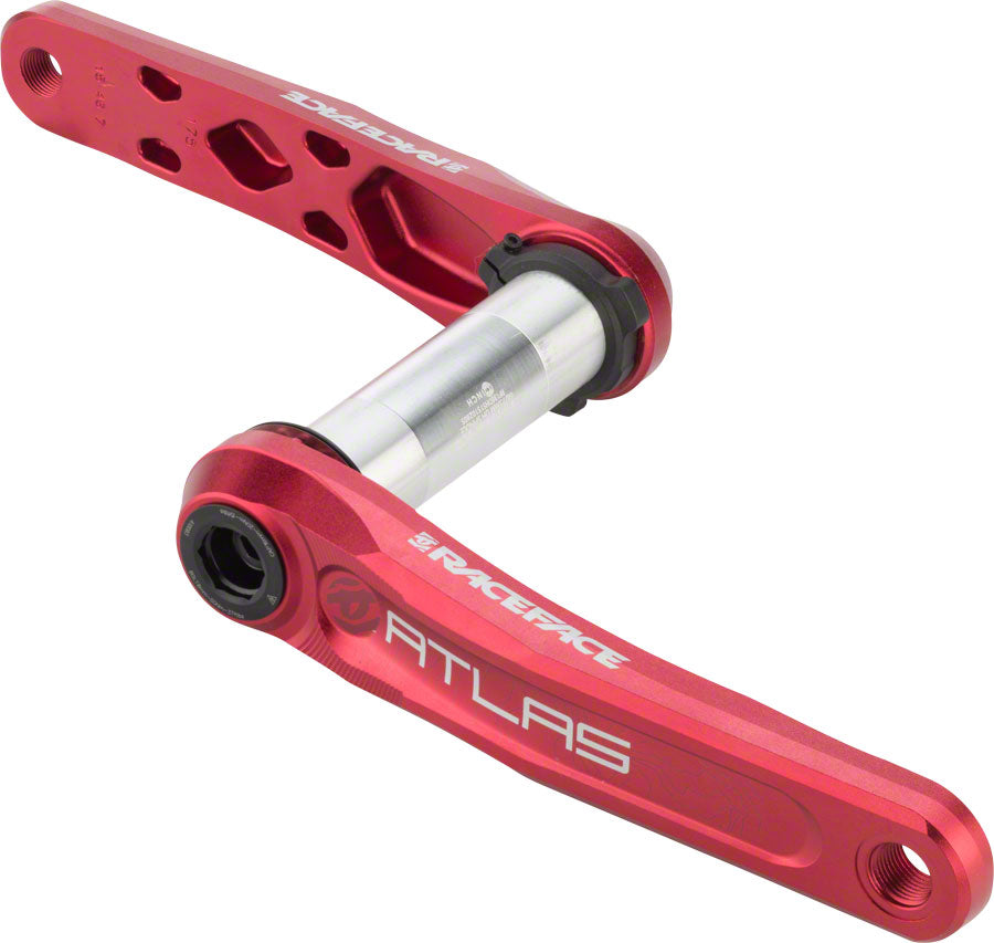 RaceFace Atlas Crankset - 175mm Direct Mount RaceFace CINCH Spindle Interface Red Cranksets and Arms Race Face   
