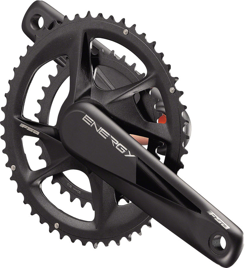 Full Speed Ahead Energy Modular Crankset - 170mm 11/12-Speed 46/30t Direct Mount/90mm  BCD 386 EVO Spindle Interface BLK Cranksets and Arms FSA   