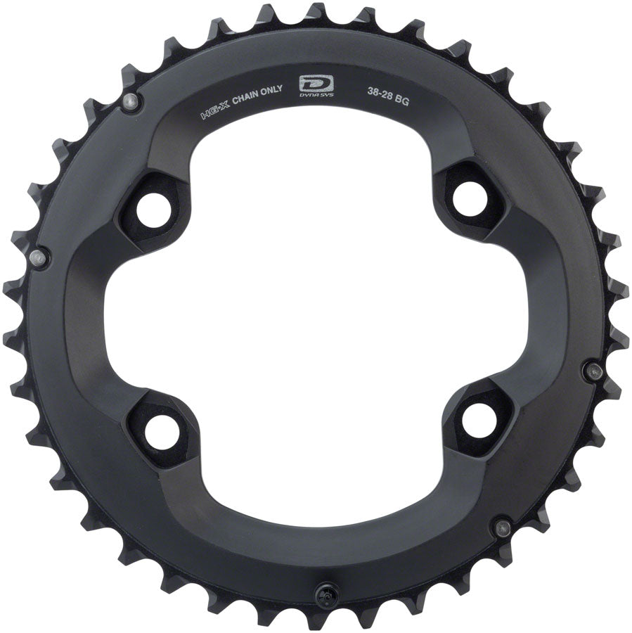 Shimano Deore FC-M6000 Chainring - 34t 10-Speed 96mm Asymmetric BCD 34-24t Set Chainrings Shimano   