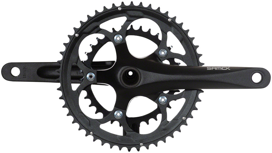 Samox R3 Crankset - 175mm 11-Speed 50/34t 110 bcd 24mm Spindle Black Cranksets and Arms SAMOX   