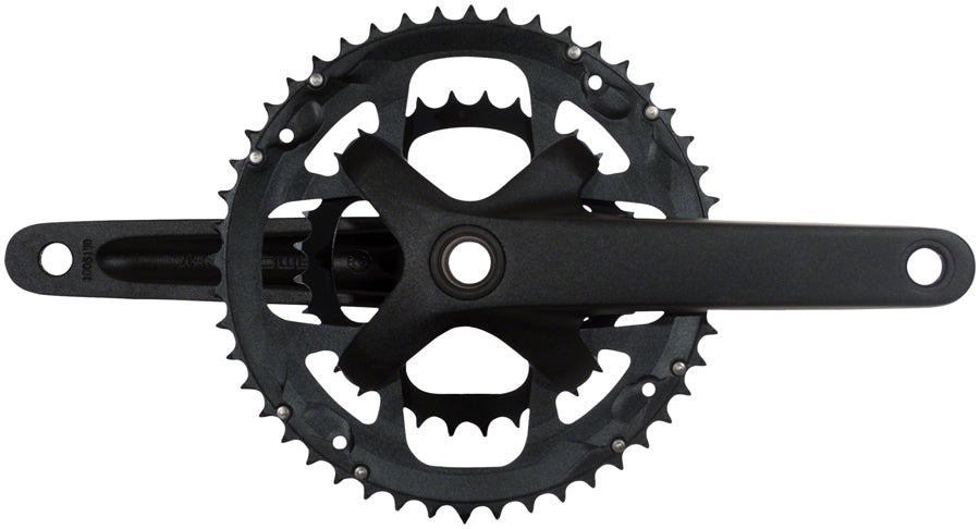 Samox G3 Crankset - 175mm 10-11 Speed 44/28t 104/64bcd 24mm Spindle Black Cranksets and Arms SAMOX   