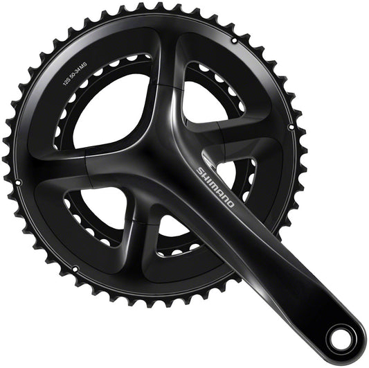 Shimano 105 FC-RS520 Crankset - 165mm 12-Speed 50/34t 110 Asymmetric BCD Hollowtech II Spindle Interface BLK Cranksets and Arms Shimano   