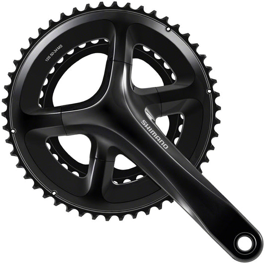 Shimano 105 FC-RS520 Crankset - 170mm 12-Speed 50/34t 110 Asymmetric BCD Hollowtech II Spindle Interface BLK Cranksets and Arms Shimano   