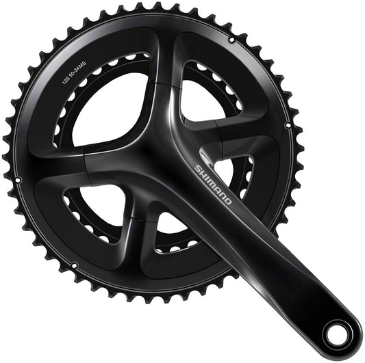 Shimano 105 FC-RS520 Crankset - 172.5mm 12-Speed 50/34t 110 Asymmetric BCD Hollowtech II Spindle Interface BLK Cranksets and Arms Shimano   