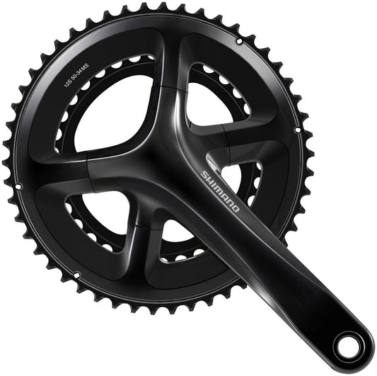 Shimano 105 FC-RS520 Crankset - 175mm 12-Speed 50/34t 110 Asymmetric BCD Hollowtech II Spindle Interface BLK Cranksets and Arms Shimano   
