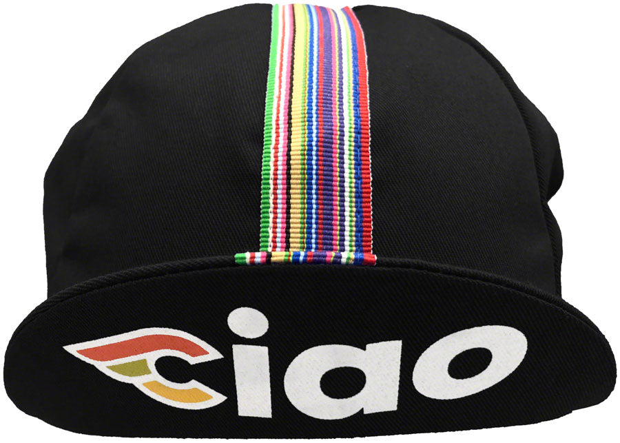 Cinelli Ciao Cycling Cap - Black One Size Hats and Caps Cinelli   