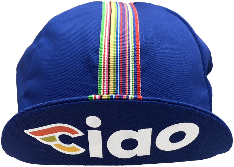 Cinelli Ciao Cycling Cap - Blue One Size Hats and Caps Cinelli   