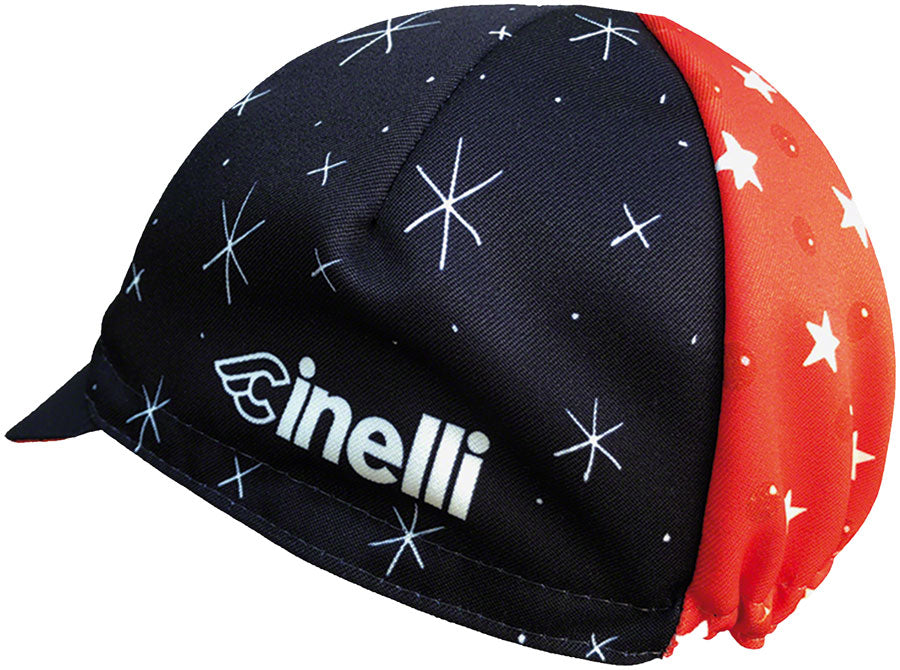 Cinelli Sergio Mora Cosmic Riders Cycling Cap - Black One-Size Hats and Caps Cinelli   