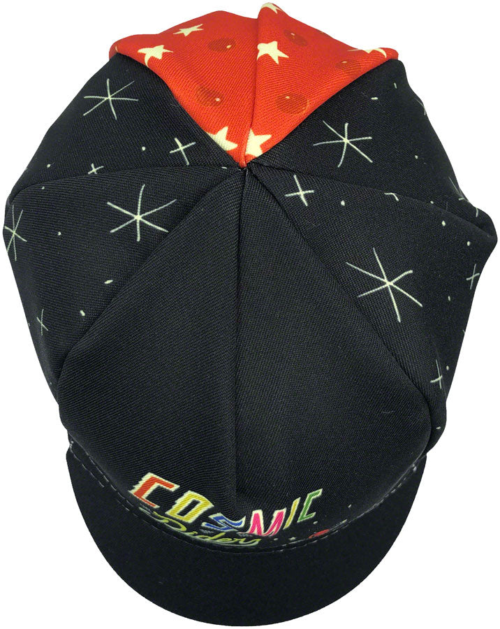 Cinelli Sergio Mora Cosmic Riders Cycling Cap - Black One-Size Hats and Caps Cinelli   