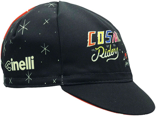 Cinelli Sergio Mora Cosmic Riders Cycling Cap - Black One-Size Hats and Caps Cinelli   