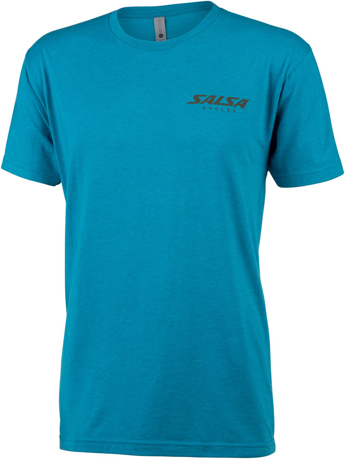 Salsa Lone Pine Mens T-Shirt - Teal Medium Shirts Salsa   
