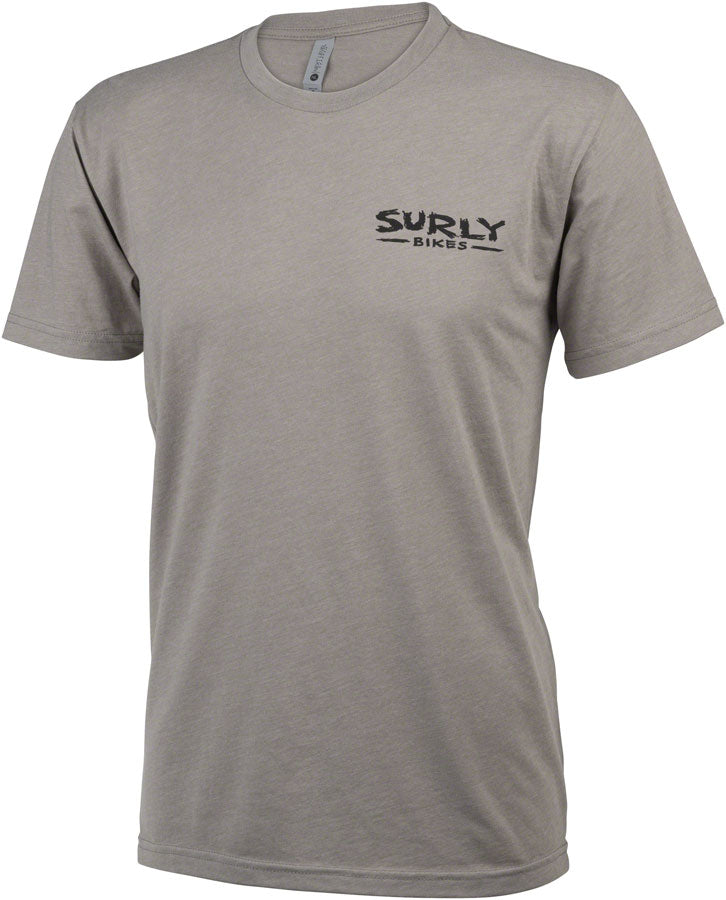 Surly The Ultimate Frisbee Mens T-Shirt - Gray Small Shirts Surly   
