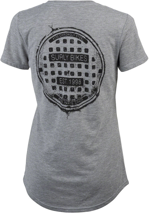 Surly The Ultimate Frisbee Womens T-Shirt - Gray Large Shirts Surly   