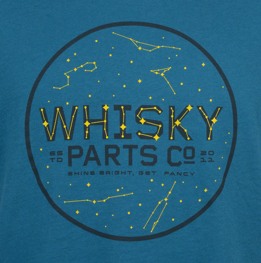 Whisky Stargazer T-Shirt - Deep Teal Unisex Large Shirts Whisky Parts Co.   