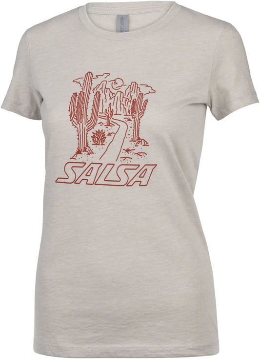 Salsa Womens Sky Island T-Shirt - Medium Natural Shirts Salsa   