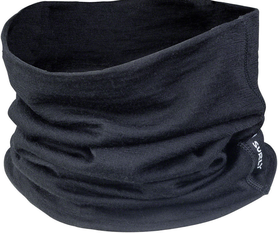 Surly Lightweight Neck Toob - Wool Black 150gm One Size Neck Gaiters Surly   