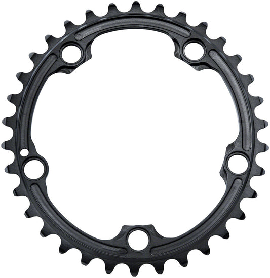 absoluteBLACK Premium Oval 110 BCD Road Inner Chainring SRAM - 34t 110 BCD 5-Bolt BLK Chainrings Absolute Black   