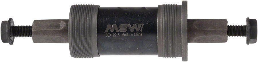 MSW ST100 Bottom Bracket - English 68 x 122.5mm Square Taper JIS Bottom Brackets MSW   